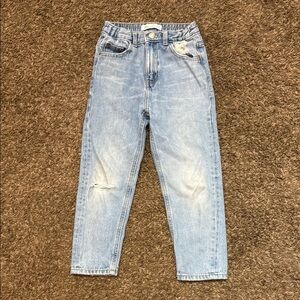 Zara dress set and light blue jeans